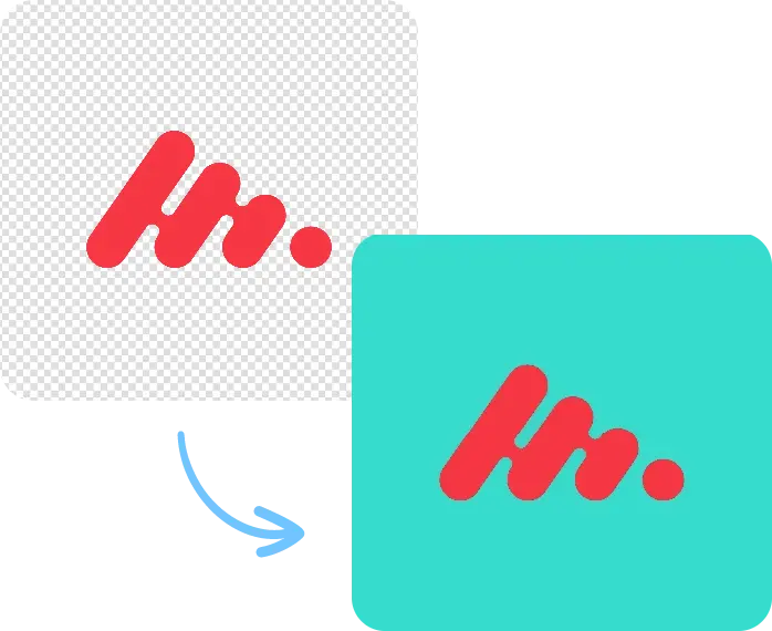 Immagine del logo con sfondi diversi